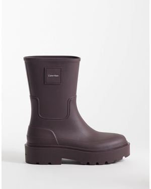 Calvin Klein Chunky Wellies - Purple