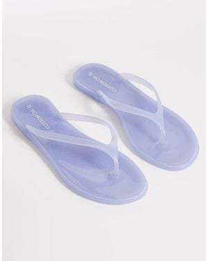 Cotton On Blake Jelly Flip Flop - Blue