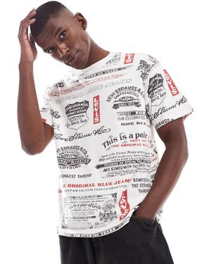 Levi's – vintage – locker geschnittenes t-shirt - Weiß