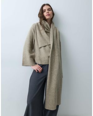 ASOS Strickpullover mit schal-detail - Grau