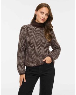 Vila Knitted Pullover - Brown