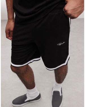 PEGADOR Signar Pique Basketball Shorts - Black