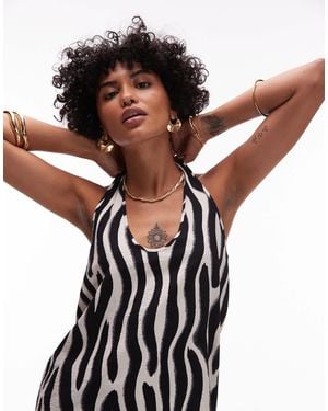 Mango – trägertop aus satin - Schwarz