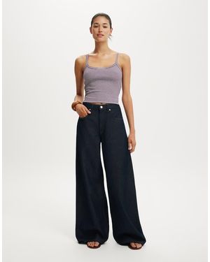 Cotton On High Rise Wide Jean - Blue
