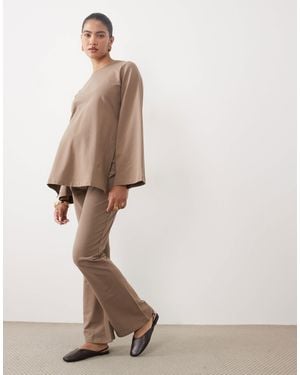 Mama.licious Mamalicious maternity ensemble sweat évasé clair - Neutre