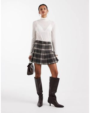 ONLY Pleated Mini Skirt - White
