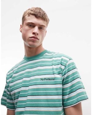 No Problemo X Asos Exclusive 100% Cotton Logo T-Shirt - Green