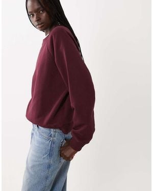 ARKET Sweatshirt Van Badstof - Rood