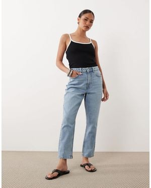 New Look – hannah – straight jeans - Blau