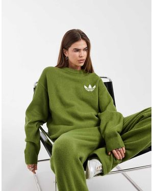 adidas Originals Jersey Verde Oliva De Punto De