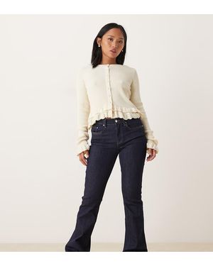 Gina Tricot Low Waist Bootcut Jeans - Blue
