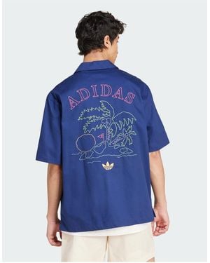 adidas Originals Leisure League Shirt - Blue