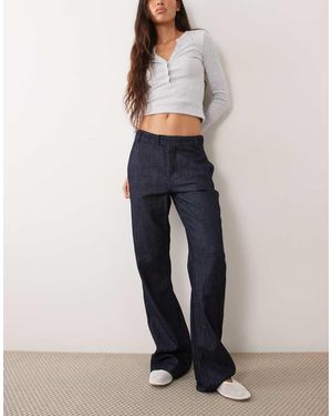 Mango Denim Broek - Blauw