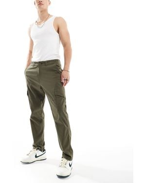 Only & Sons Slim Fit Cargo Trouser - White