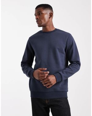Only & Sons – sweatshirt mit rundhalsausschnitt - Blau