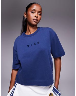 Nike Luxe Boxy T-shirt - Blue