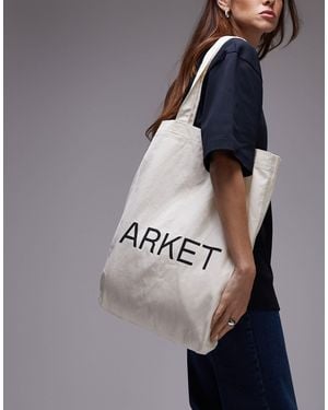 ARKET Canvas Tote Bag - Blue