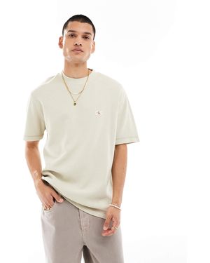 Calvin Klein – lässig geschnittenes t-shirt - Weiß
