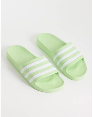 adidas Originals Adidas Training Adilette Aqua Sliders - Green