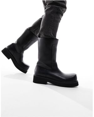 Koi Footwear Koi The General Oversized Tall Boots - Black