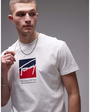 Tommy Hilfiger Dna Box T-Shirt - White