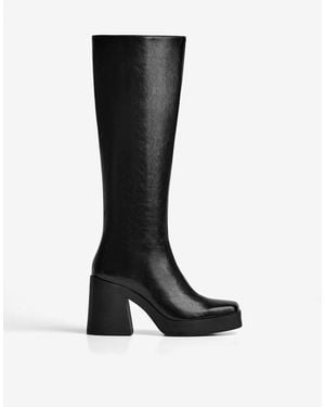 Bershka – stiefel - Schwarz