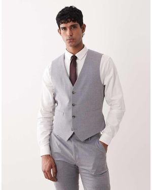ASOS Skinny Suit Waistcoat - Grey