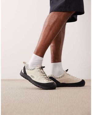 Keen Jasper Rocks Brushed Suede Trainers - Natural