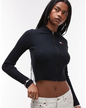 Tommy Hilfiger – strickjacke - Blau