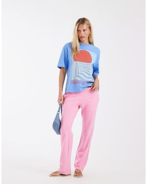 Hollister Straight Leg Low Rise joggers - Pink