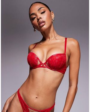 Ann Summers Sujetador Escotado Con Relleno Undeniable De - Naranja