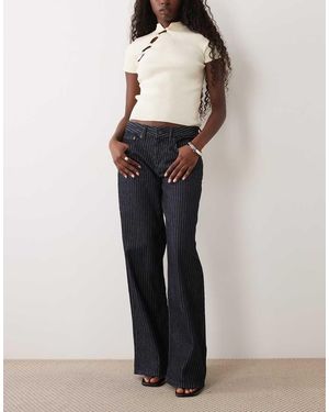 Motel Jeans Met Lage Taille En Wijde Pasvorm - Meerkleurig