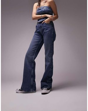 TOPSHOP Flared Jeans - Blauw