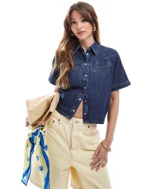 Levi's Rinoa Short Sleeve Denim Shirt - Blue
