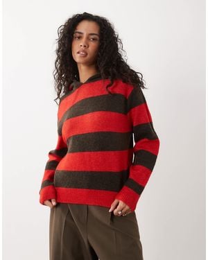 Cotton On Hooded Knit - Red