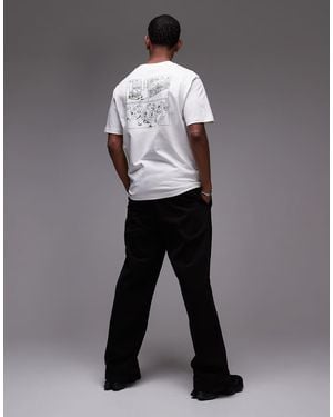 New Balance Runners Graphic Back Print T-shirt - Grey