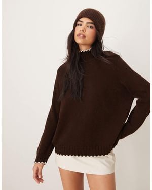 ASOS Pull en point - Noir