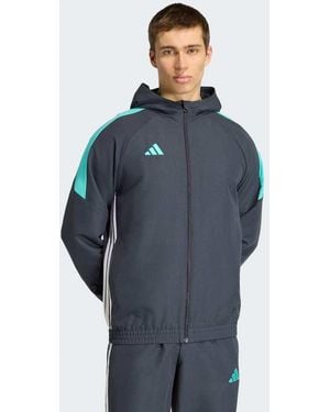 adidas Originals Tiro 26 Essentials Woven Hoodie - Blue