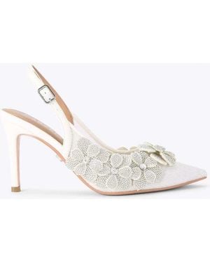 Carvela Kurt Geiger Petalo Court Heeled Shoes - White