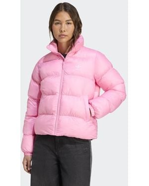 adidas Originals Adicolor Short Puffer Jacket - Pink
