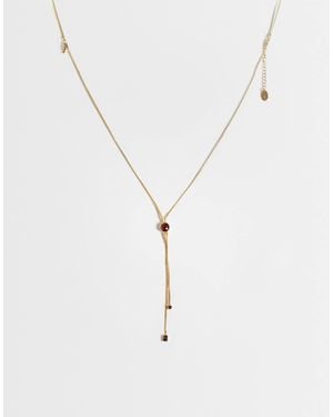 Mango Layered Necklace - White