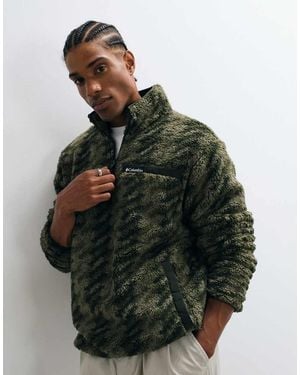 Columbia Rugged Ridge High Pile Full Zip Fleece - Green