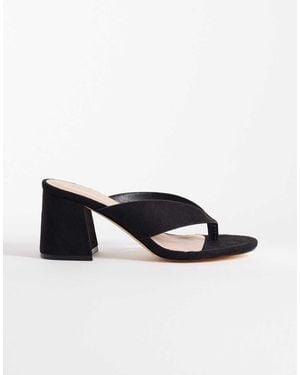 London Rebel Elle Heeled Thong Sandals - Multicolour