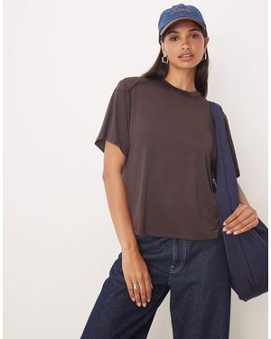 Glamorous Oversized T Shirt - Grey