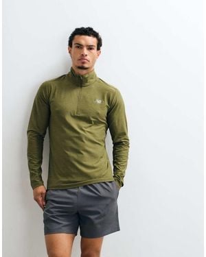 New Balance Space Dye Top Met 1/4-Rits - Groen