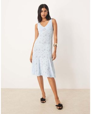 Motel Valea Midi Dress - Natural