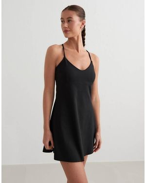 Aim'n Vestido De Tirantes Sense De - Negro