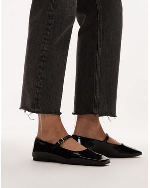 ARKET Leather Mary Jane Shoes - Brown