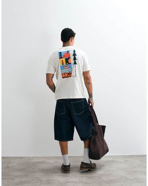 Napapijri Whol Backprint T-shirt - White