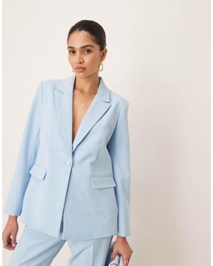 Y.A.S Oversized Tailored Blazer Co-ord - Blue